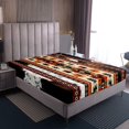 thumbnail image 4 of Erosebridal Rustic Aztec Bed Sheets Set Queen Size, Highland Cow Print Bed Sheets Queen, Hippip Decor, 4 of 7