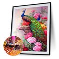 thumbnail image 1 of Cuadros Decorativos Pavo real 5D DIY Diamond Painting Kits Full Round Drill Wall Decor Crafts (DG152) Likrtyny embutido en tela, 1 of 8