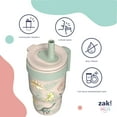 thumbnail image 4 of Zak Designs 10oz Jurassic Kids Handle Tumbler, Stainless Steel Tumbler with Soft Silicone Straw, Leak-Proof, Easy to Hold, 4 of 5