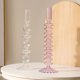 thumbnail image 4 of Jarrón candelabro de cristal creativo y sencillo, artesanía, arte, sala de estar, B&B, mesa de comedor, decoración con flores secas., 4 of 6