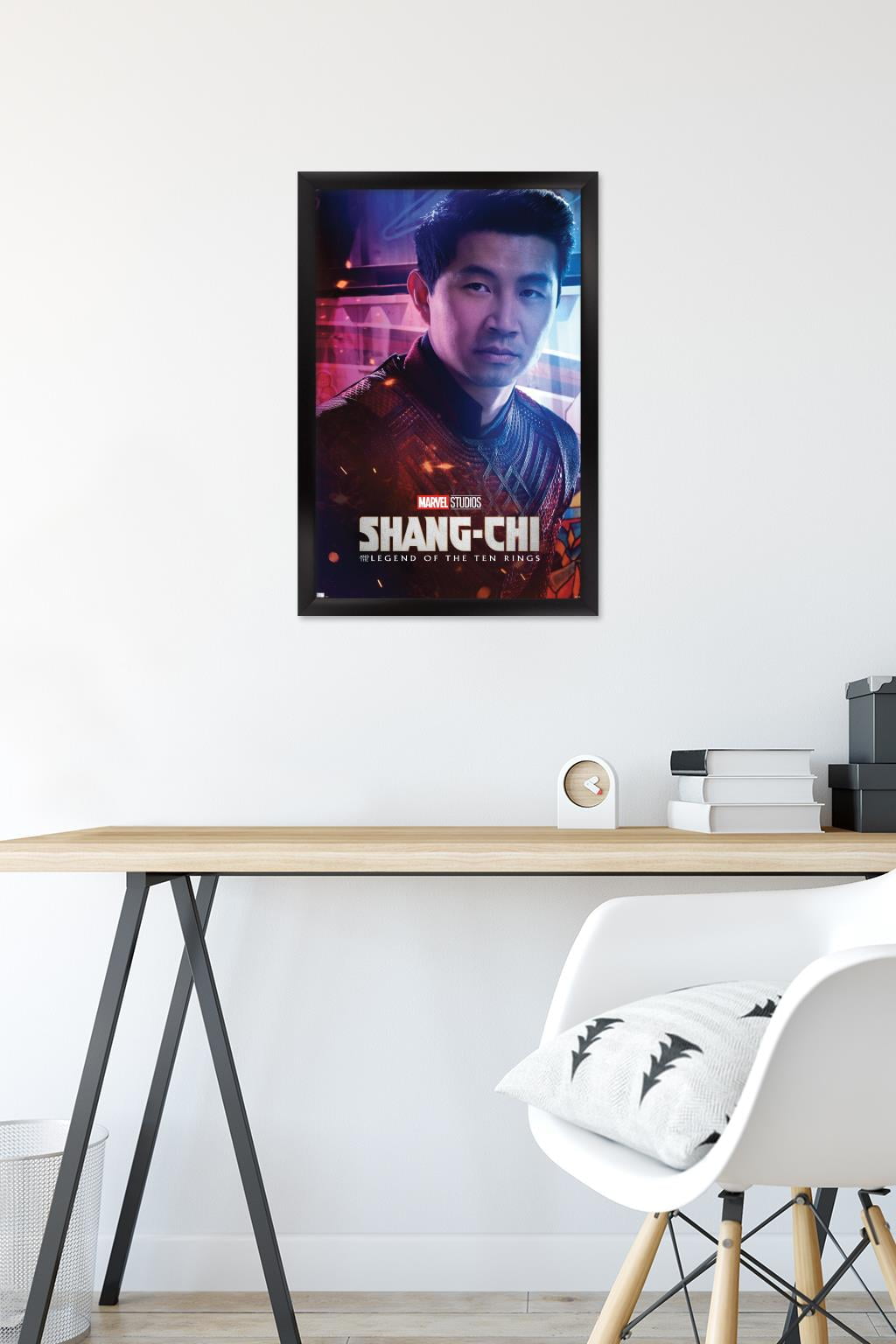 Marvel Shang-Chi and the Legend of the Ten Rings - Shang-Chi One Sheet Wall Poster, 14.725" x 22.375", Framed