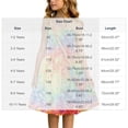 thumbnail image 4 of YHAJDS Girls Cotton Spaghetti Strap Dress Printed Beach Vacation Dress with Bag Set Daily Summer Sundress, 4 of 8