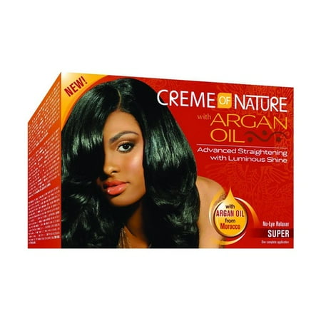 Creme Of Nature Argan Oil Relaxer No Lye Super Walmart Com