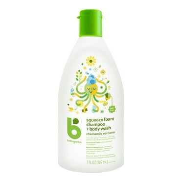 Babyganics Baby Shampoo   Body Wash Pump Bottle, Chamomile Verbena, 7oz