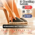 thumbnail image 3 of SAVIOR HEAT Heated Slippers for Men and Women Rechargeable Heated Foot Warmer Shoes with 3 Temperature Settings Keep Feet Warm up to 12 Hours, 3 of 11