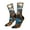2 Black-2, variant on Playful Dolphins Underwater Print Adult Socks for Men & Women,Calf Socks, Ankle Socks,Boots Socks,Breathable Casual Sock,Unisex Crew Socks