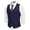 Navy Blue, variant on Men Linen 1920s Suit Vests Classic Fit Dress Waistcoat for Wedding Dinner Party