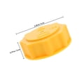 thumbnail image 2 of Raindrops Car Coolant Reservoir Tank Cap Yellow Wear Resistant Radiator Reservoir Cover for Vehicle, 2 of 6