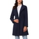 thumbnail image 1 of Abrigo de cuello alto Inspire Chic para mujer, abrigo de invierno de manga larga, talla XL, azul oscuro, 1 of 6