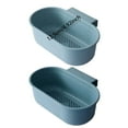 thumbnail image 2 of Wall Mounted Dish Drying Rack Over Kitchen Organizer With Utensil Holder And Adjustable Hooks For Sponges Brushes Towels, 2 of 4