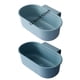 thumbnail image 2 of Escurridor de platos de pared para la cocina con organizador, soporte para utensilios y ganchos ajustables para esponjas, cepillos y toallas, 2 of 4