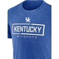 thumbnail image 3 of NCAA Kentucky Wildcats Men's Synthetic Blue Heather Short Sleeve T-Shirt, 3 of 4