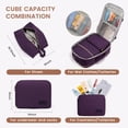 thumbnail image 5 of LOVEVOOK 40l matelassé extensible bagage à main approuvé par le vol sac à dos de voyage 17 pouces ordinateur portable voyage bagages sac à dos polochon pour femmes hommes, 5 of 5