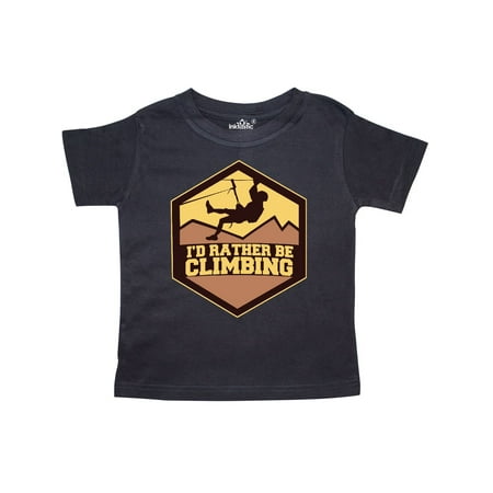 

Inktastic I d Rather Be Climbing Gift Toddler Boy or Toddler Girl T-Shirt