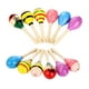 thumbnail image 5 of 12 mini maracas de madera coloridas con forma de martillo de arena, juguetes educativos para conciertos, festivales, karaoke, fiestas y espectáculos., 5 of 9