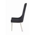 thumbnail image 5 of Acme Gianna Ivory PU & Stainless Steel Dining Chair (Set-2), 5 of 6