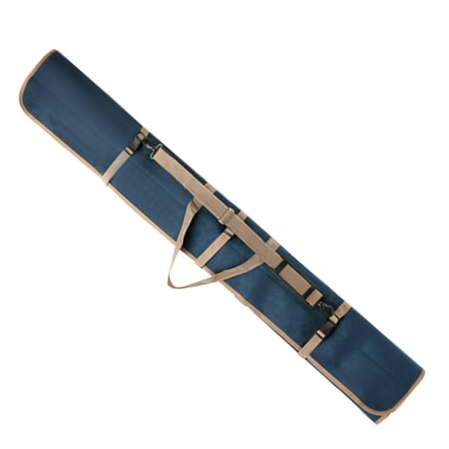 QualitChoice Cannes à Pêche Sac Accessoires Résistance à l'Usure Nylon Cadeau Hommes 1.3m Bleu Portable Rouleau Bleu 1.3m Multi