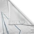 thumbnail image 3 of Ambesonne Adventure Kitchen Curtains, Paper Plane Sketch, 55"x39", Bluegrey Red White, 3 of 3