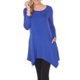 thumbnail image 3 of (royal, l) - Women's Solid Colour Tunic Top, 3 of 5