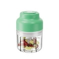 thumbnail image 2 of Máquina para hacer puré de ajo, miniprensadora de ajo inalámbrica, máquina automática para revolver y pelar, extractor de ajo de cocina, batidor de ajo y procesador de alimentos Akmoler, 2 of 9