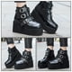 thumbnail image 2 of 1 par de botines de moda para mujer Botas bajas de tacón grueso Botas de moda para mujer, 2 of 8
