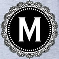 thumbnail image 2 of CafePress - Monogram Medallion M - Cute Infant Baby Football Bodysuit, 2 of 3