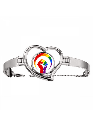 Rainbow Bracelet String, Eternity Cord Cuff, Friendship Equality Gift