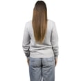 thumbnail image 3 of Suéter navideño ugly muñeco de nieve gris para mujer Rev Sueter cerrado cuello redondo tejido, 3 of 4
