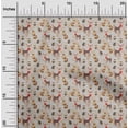 thumbnail image 2 of oneOone Georgette Viscose Light Gray Fabric Autumn Craft Projects Decor Fabric Printed By The Yard 42 Inch Wide, 2 of 4