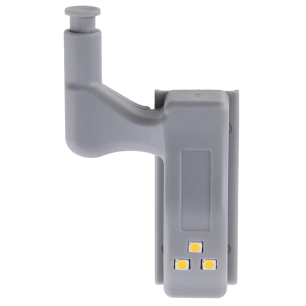 Lámpara Luz LED universal con sensor de bisagra de 0,25 W para armario, cocina, dormitorio (blanco)