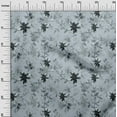 thumbnail image 3 of oneOone Rayon Dusty Blue Fabric Florals Diy Clothing Quilting Fabric Print Fabric By Yard 56 Inch Wide, 3 of 4