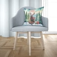 thumbnail image 3 of Merry Christmas Santa Reindeer Antlers Doberman Pinscher Sleigh Xmas Winter Holiday Pillow Cushion Double Sided Doberman Dog Lover Gifts Throw Pillow - 00023, 3 of 4