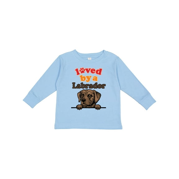 Inktastic Labrador Retriever Dog Gift Boys or Girls Long Sleeve Toddler T-Shirt