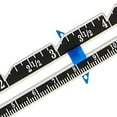 thumbnail image 3 of Lierteer High Quality SLIDING GAUGE WITH Measuring Sewing Tool Patchwork Tool Ruler Tailor Ruler Tool Home Use Blue, 3 of 9