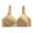 Beige, variant on VerPetridure Bras for Women Full Coverage Women Bra No Rims Lace Comfortable Breathable Anti-exhaust Base Top Solid Underwear