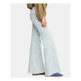 thumbnail image 3 of FREE PEOPLE Womens Light Blue Denim Stretch Flare Jeans Size: 26 Waist, 3 of 4