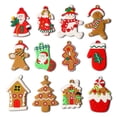 thumbnail image 1 of Adornos de Navidad Jumpingount Colgantes de Dibujos Animados 12 Piezas PVC, 1 of 6