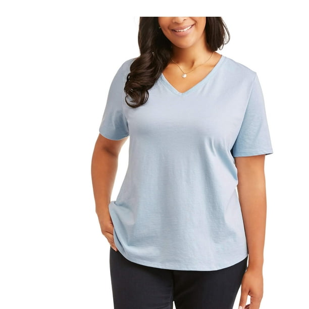terra & sky v neck t shirt