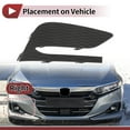 thumbnail image 3 of Unique Bargains 1 Pc Fog Light Grill for Chevy Cruze 2016-2018 Front Right Front Lower Bumper Fog Light Cover Inserts No.84095931 Black ABS, 3 of 7