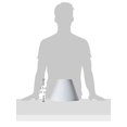 thumbnail image 2 of Cal Lighting SH-1333 Hardback Round Fabric Shade 6 x 12 x 8.5 in., 2 of 2