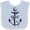 Blue and White, variant on Inktastic 1st Birthday Anchor Boys or Girls Baby Bib