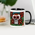 thumbnail image 4 of CafePress - Day Of The Dead Flower Skull Mugs - 11 oz Ceramic Mug - Novelty Coffee Tea Cup, 4 of 6