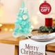 thumbnail image 5 of Árbol de Navidad de mesa azul con luces y adornos, 45 cm, decoración navideña artificial para fiestas de escritorio en interiores (1 unidad) Rkxzt, 5 of 8