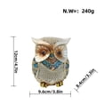 thumbnail image 4 of Statue de Hibou en Résine pour Décoration Maison Salon Bureau Exposition Hall Porche Élégant, 4 of 5