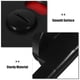 thumbnail image 3 of RomaMX 4 piezas baño plástico partición cerradura de puerta rojo verde indicador de puerta cerradura suministros de baño baño público accesorio para parque exterior tienda (negro), 3 of 7