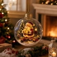 thumbnail image 2 of Halloween Wizard Hat Ghost Ornament, Hanging Luminous Ghost Decor with LED Light for Porch Tree Party (11.81x7.87x3.94in), 2 of 6