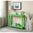 thumbnail image 2 of Pemberly Row Console Table with Shelf in Lime Green Wood Finish, 2 of 5