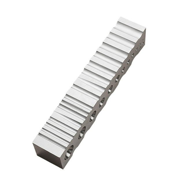 Milaget Swage Block Iron Metal Forming Block for Bangles Bracelet Making Silversmith Rectangle