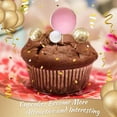 thumbnail image 6 of Birthday cake Flower decoration Foam balls Birthday party baking propspink, 6 of 7