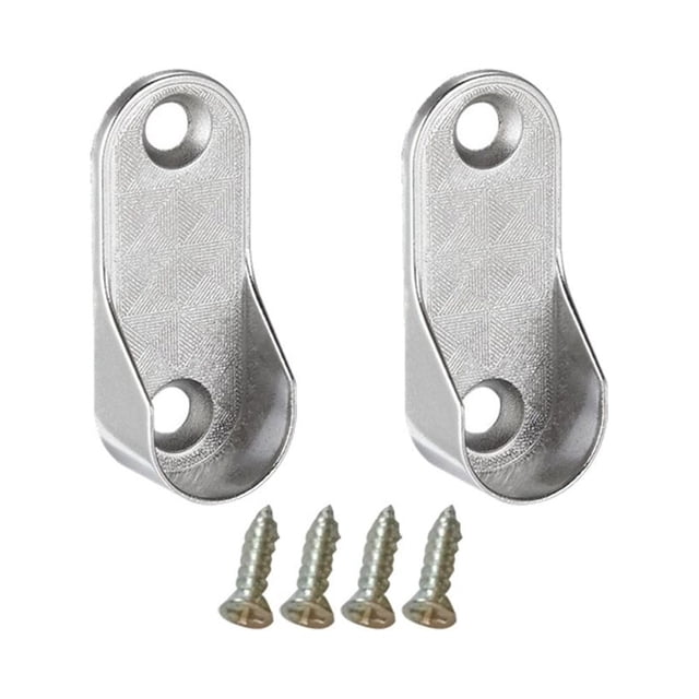 WEUVEB 6Ud Soportes Para Barra Ovalada En Accesorios De Hardware Para Muebles